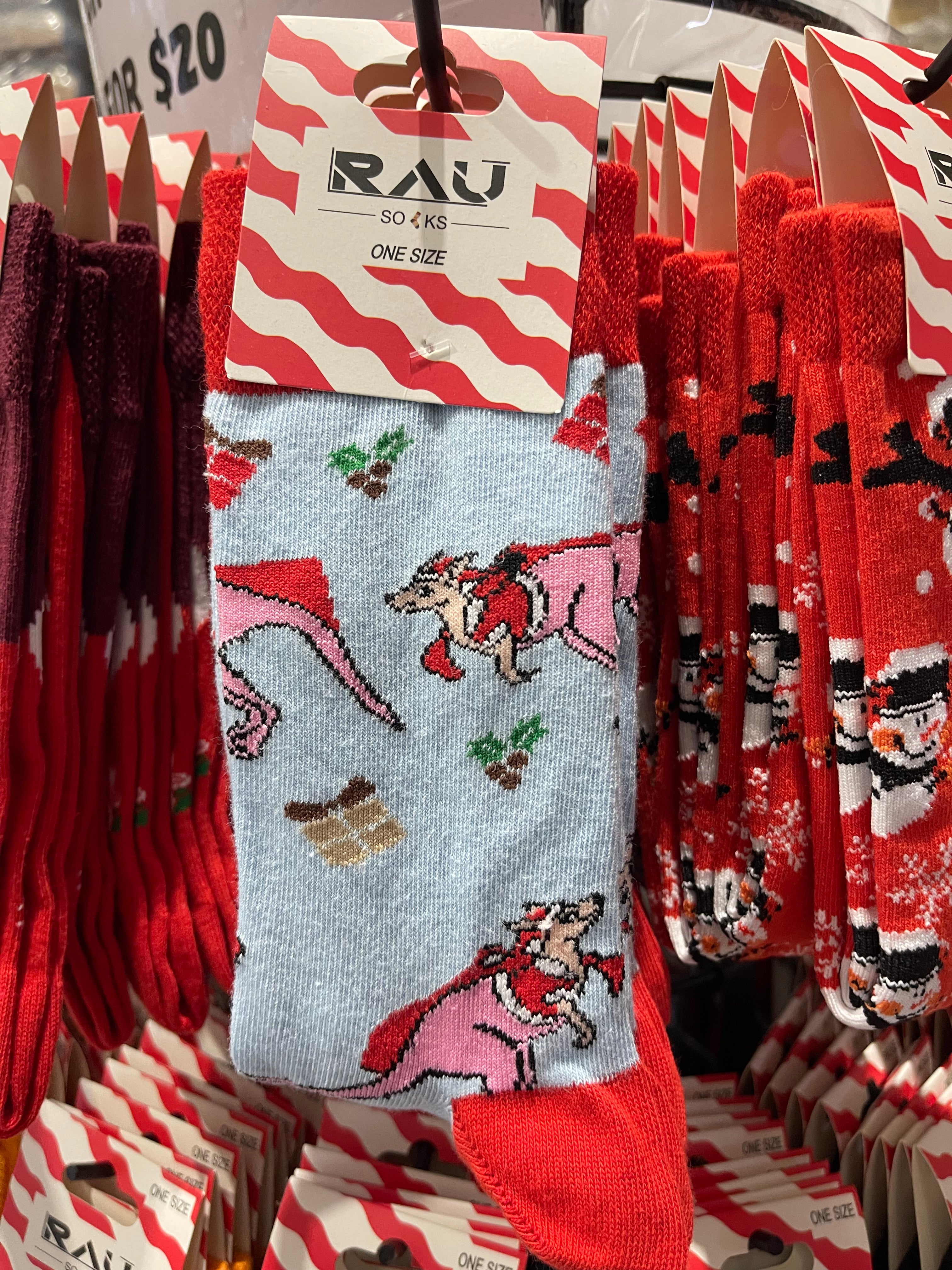RAU CHRISTMAS SOCKS