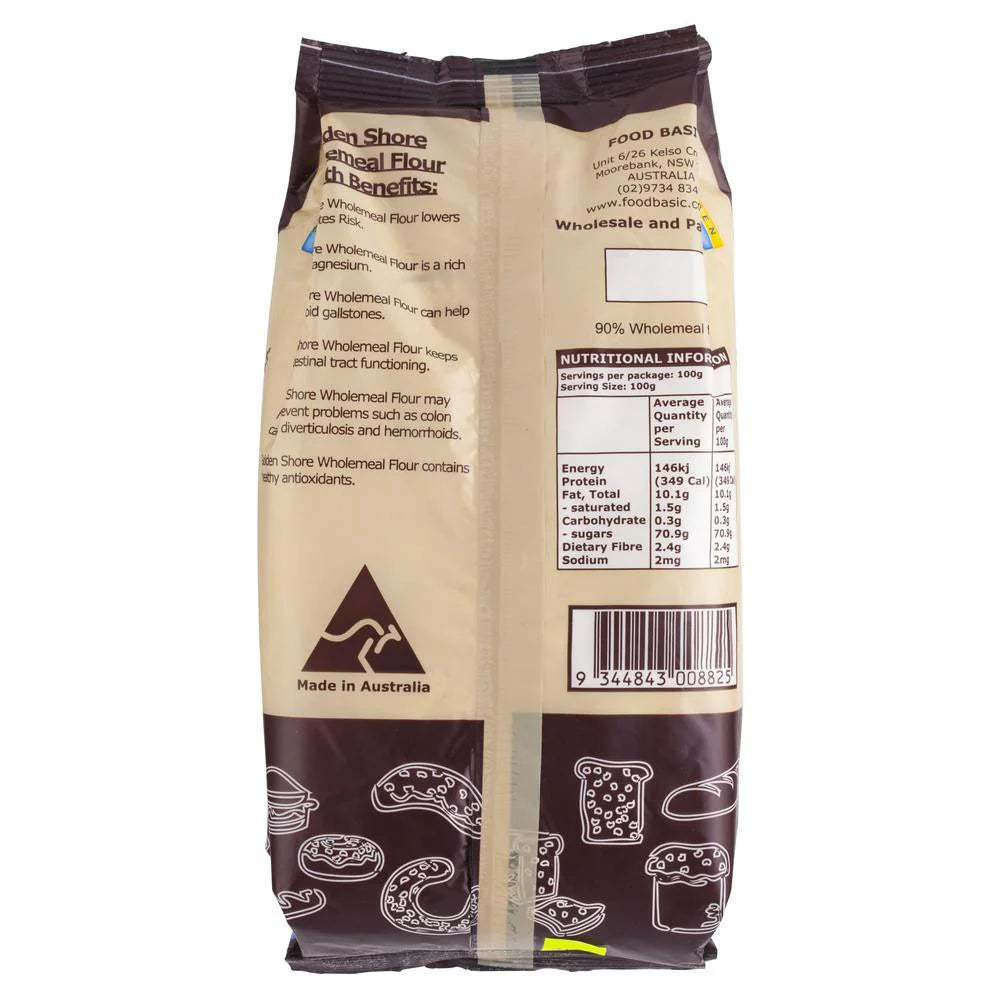 Golden Shore Wholemeal Flour - 1 kg