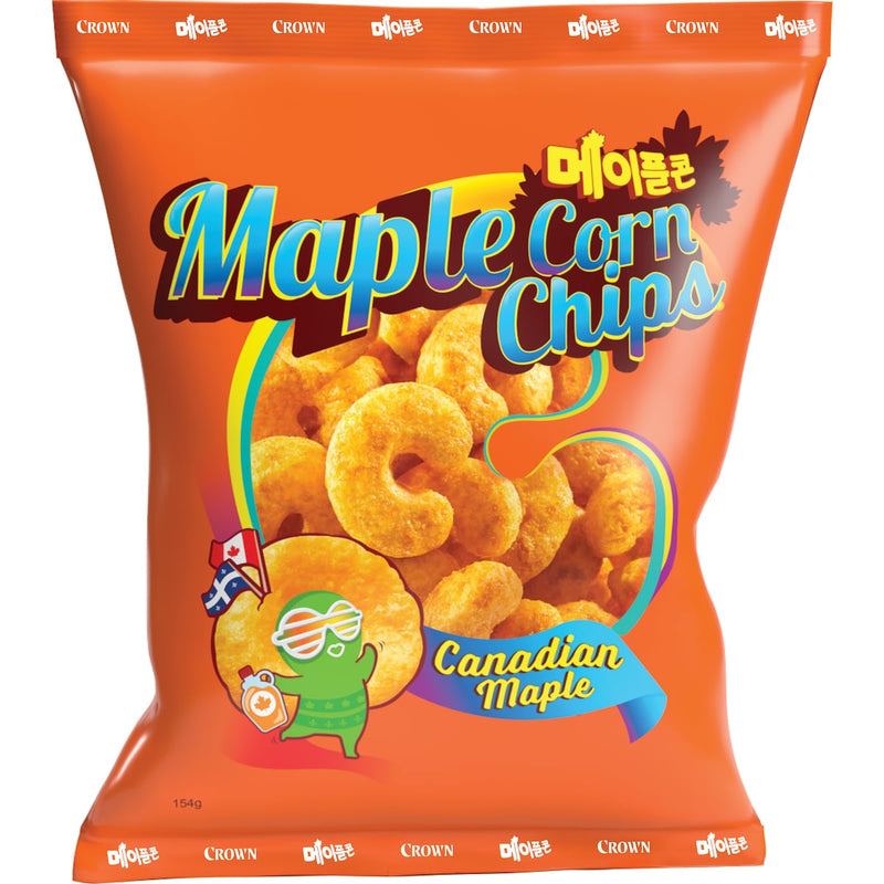 Crown Maple Corn Chips 145g