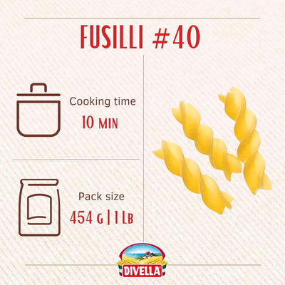 Divella Pasta #40 Fusilli - 500g