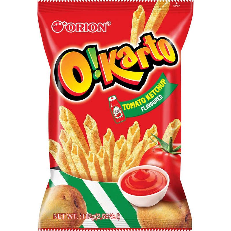 Orion O!Karto Potato Chips with Ketchup Flavour 115g