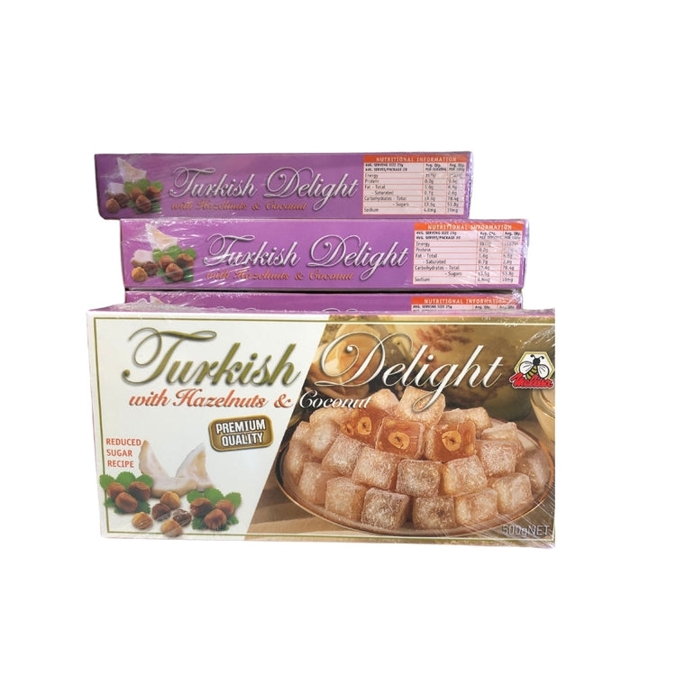 Melissa Turkish Delight - Hazelnut and Coconut 500g