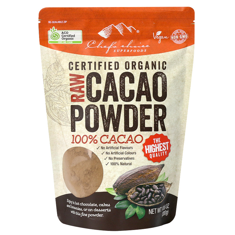 CERTIFIED ORGANIC RAW CACAO POWDER