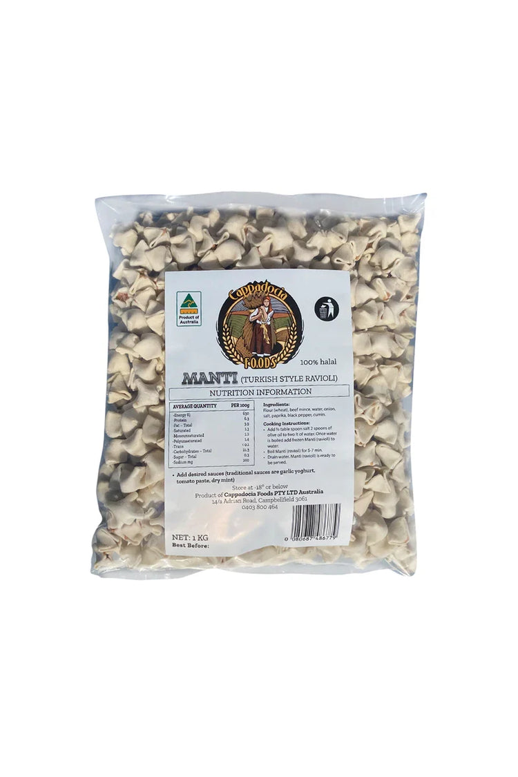 Cappadocia Foods Manti Turkish Style 500g