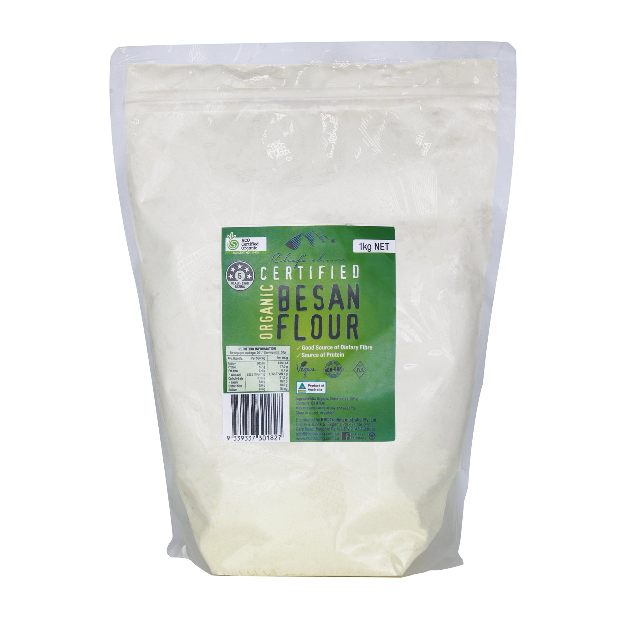 Certified Organic Besan Flour