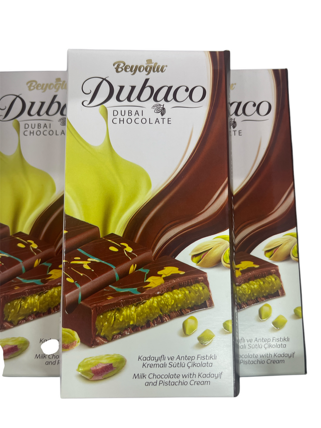 Beyoglu Dubaco Dubai Chocolate with Pistachio and Kadaifi 200g