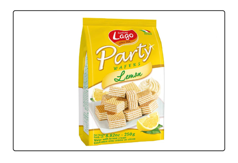 Lago by Elledi Party Bags Lemon Wafers - 250g