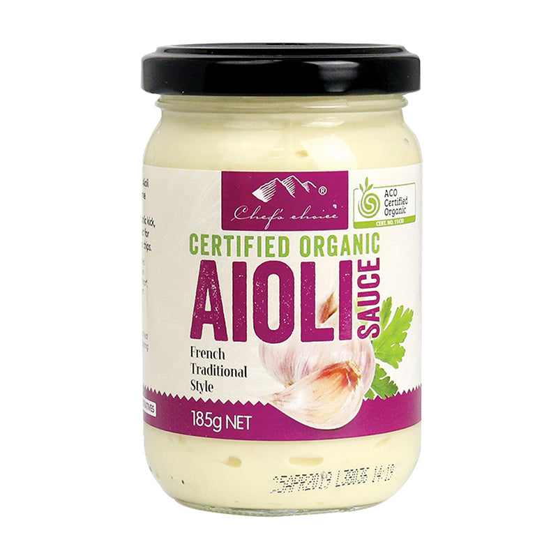 Certified Organic Aioli Sauce 185g