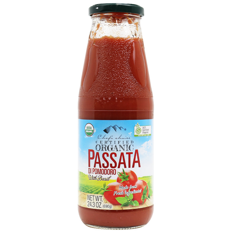 Certified Organic Passata Di Pomodoro with Basil 690g