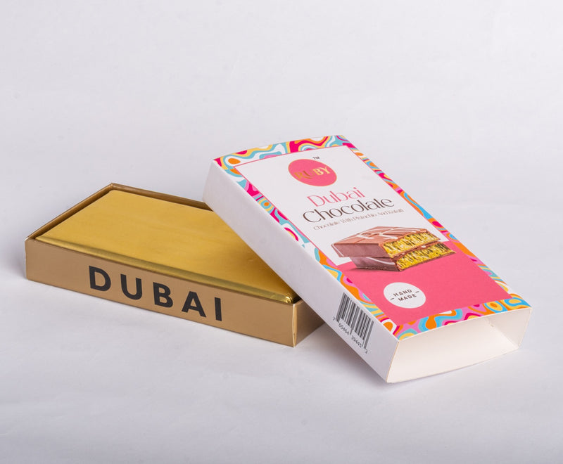 Ruby Dubai Chocolate with Turkish  Pistachio and Kadaifi 190g