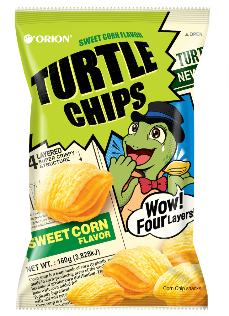 Orion Turtle Chips Corn Soup Flavour (L) 160g