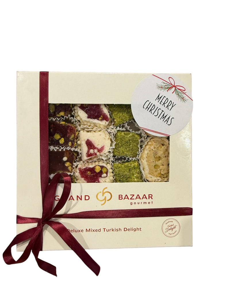 Grand Bazaar Christmas Gift Premium Mixed Turkish Delight 500g