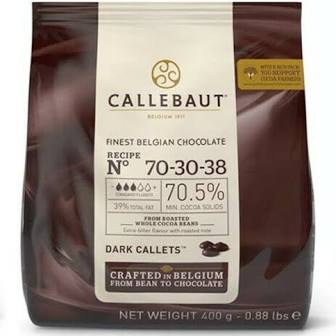 Callebaut 70.5% Dark Bittersweet Chocolate 400g