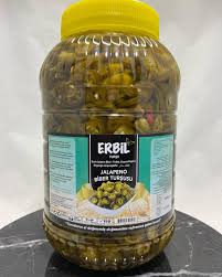 ERBIL Sliced Jalapeno Pickles 1.5 Kg
