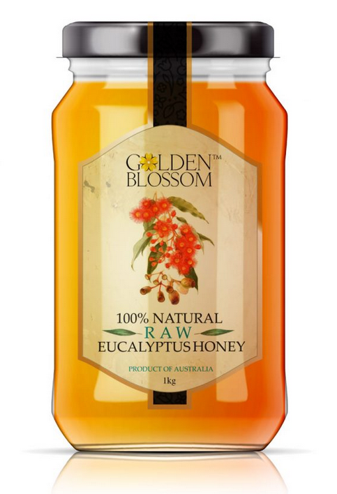 HoneyCube Raw Eucalyptus Glass Jar