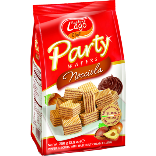 Gastone Lago Elledi Party Wafers Nocciola 250G
