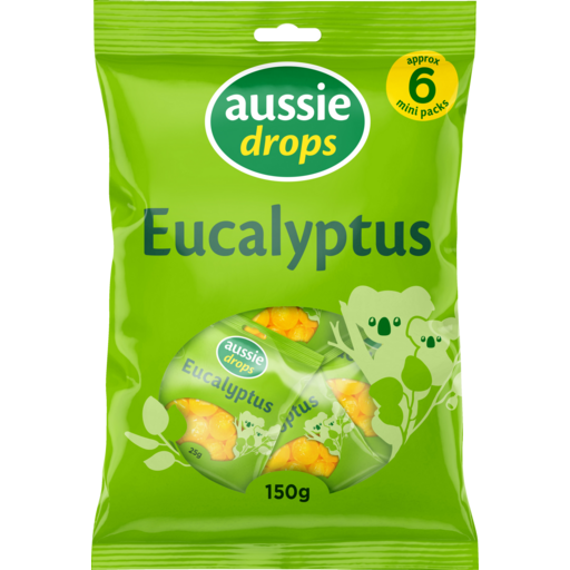 Aussie Drops Eucalyptus 6pk 150g