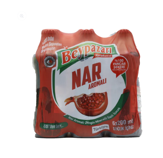 Beypazari Mineral Water Pomegranate 6x200ml