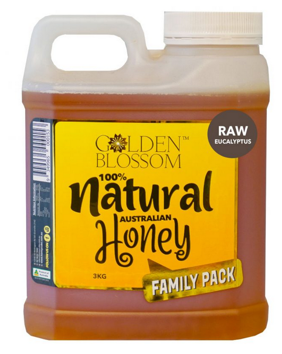 HoneyCube Raw Eucalyptus Glass Jar