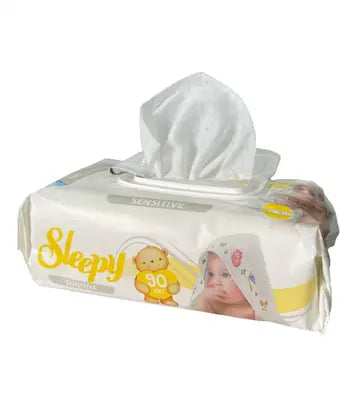 Sleepy Sensitive Baby Wet Wipe (90 pcs)