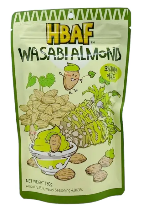 Hbaf Almond Wasabi 130g