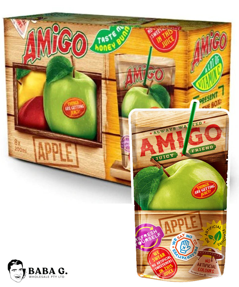 Amigo Apple Juice 200ml x 8