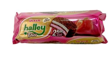 Halley Roll Ulker Halley Marshmallow Biscuits - 240g – Baba G Online Grocery Store