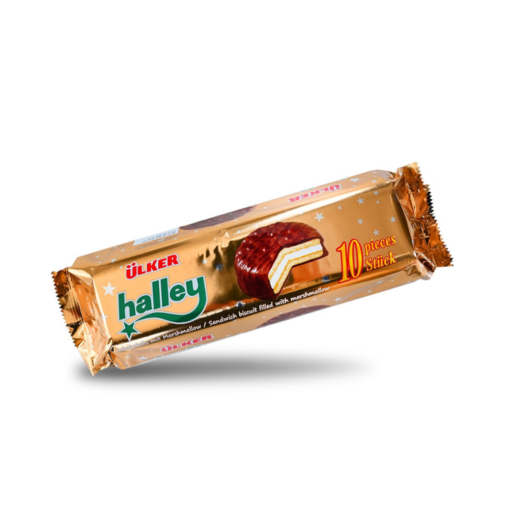 Halley Roll Ulker Halley Marshmallow Biscuits - 240g – Baba G Online Grocery Store
