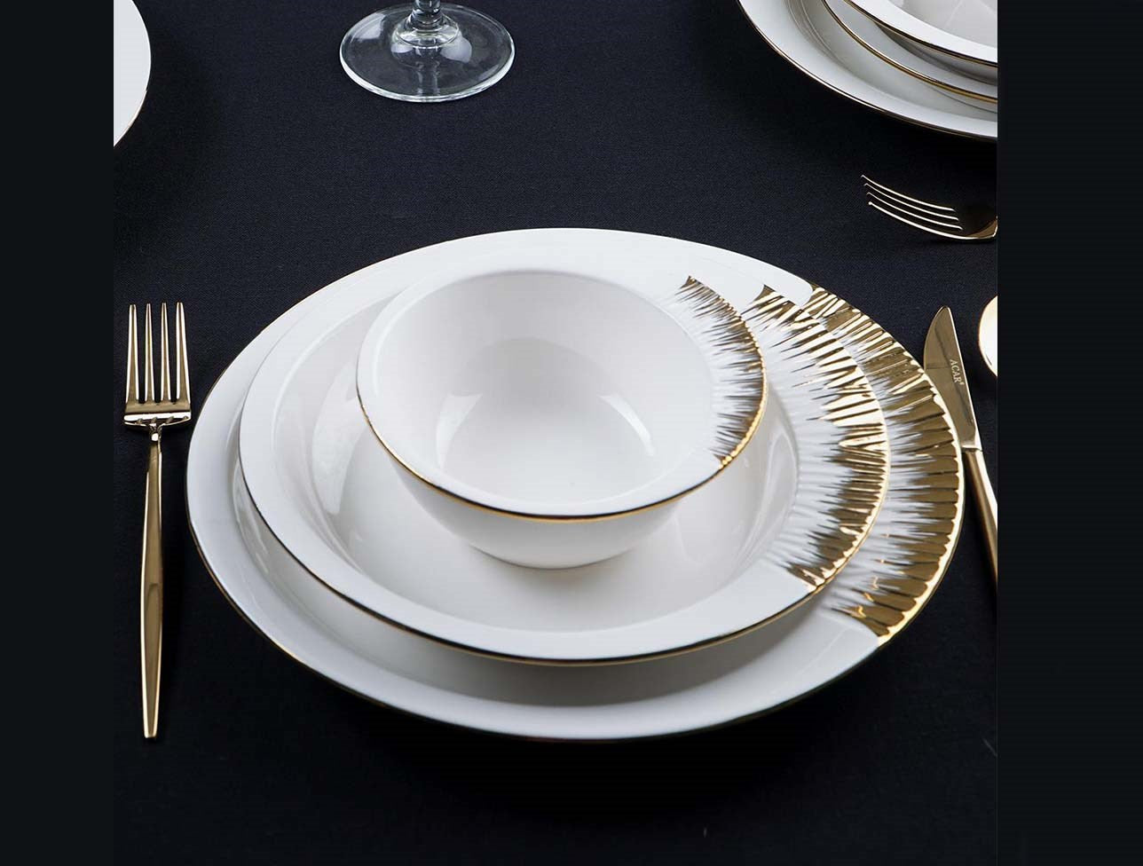 Dinnerware Set Dora - 24 pcs